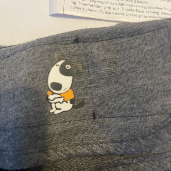 ThunderShirt Dog Anxiety Jacket S Solid Gray Classic New Damaged Box HGS-T01 - Picture 6 of 8